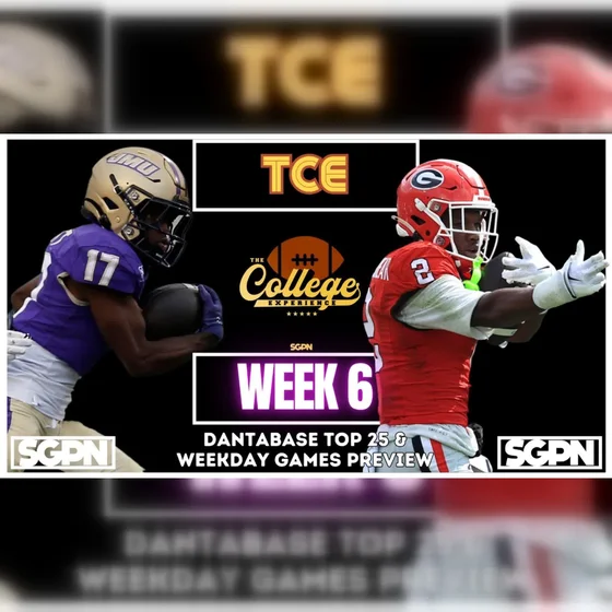 Dantabase College Football Week 6 Top 25 & Week 7 Weekday Games Preview & Picks (Ep. 3186)