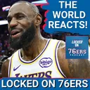 Reaction POURS IN from LEBRON JAMES signing with the Sixers - Philadelphia 76ers Podcast