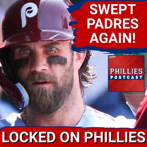 PHILLIES POSTCAST: Philadelphia Phillies get 6-4 VICTORY, to SWEEP the San Diego Padres AGAIN!!!