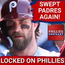 PHILLIES POSTCAST: Philadelphia Phillies get 6-4 VICTORY, to SWEEP the San Diego Padres AGAIN!!!