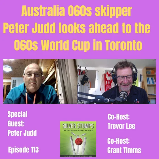 Australia 060s skipper Peter Judd looks ahead to the 060s World Cup in Toronto