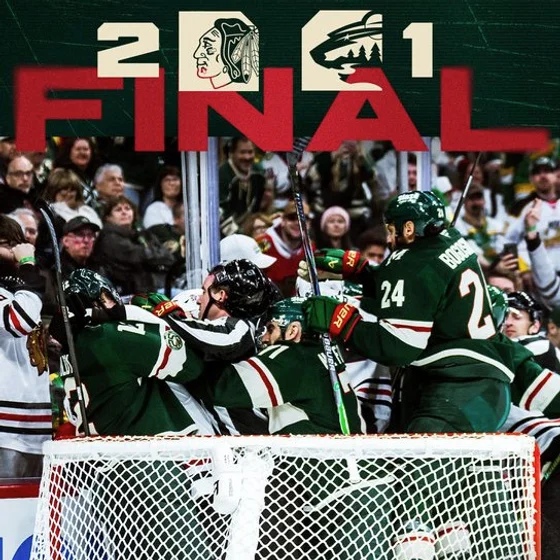 Blackhawks 2, Wild 1 - Full Postgame @KFAN1003