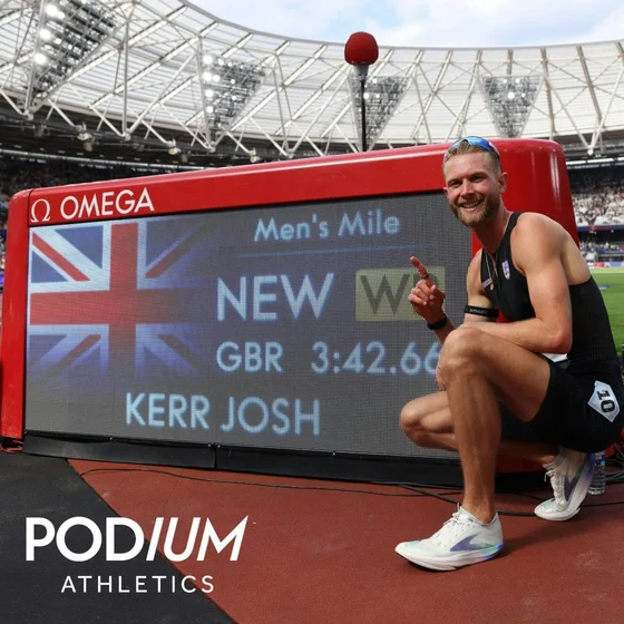 Podlet | Josh Kerr smashes the mile world record at the London Athletics Meet