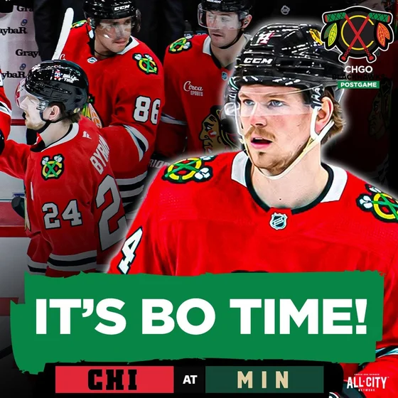 BLACKHAWKS POSTGAME: Bowen Byram HAT TRICK Lifts Chicago to OT Win vs Minnesota | CHGO Blackhawks