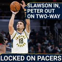 Why Indiana Pacers signed Jalen Slawson to two-way + waived Taelon Peter | What is next for roster?