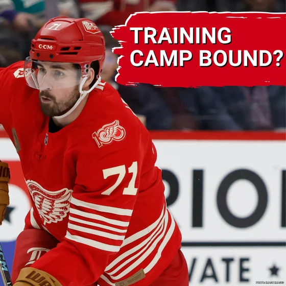 Will Dylan Larkin be at training camp? Can Emmitt Finnie remain in the top-6?