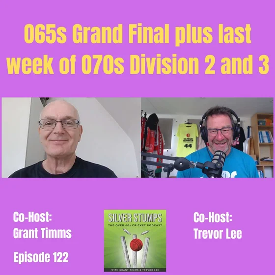 O65s Grand Final plus last week of O70s Division 2 and 3