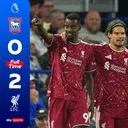 Isak's early brace fires Liverpool to first win of the season