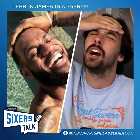 LEBRON JAMES IS A PHILADELPHIA 76ER! INSTANT REACTIONS!