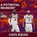 CAVS SQUAD SHOW: LeBron James’ WAITING GAME SPARKS Anthony Davis & Kyrie Irving Cavs BUZZ
