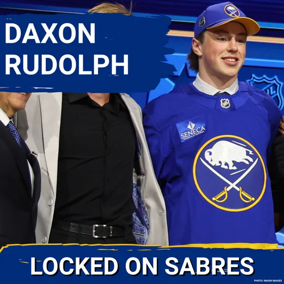 Daxon Rudolph AND Ilia Morozov to Buffalo as the Sabres STAND PAT with their first round picks