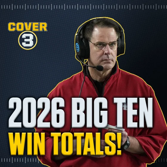 Big Ten Win Totals Part 1: Indiana, Iowa, Michigan & MORE | Preseason AP Poll Reaction! 👀