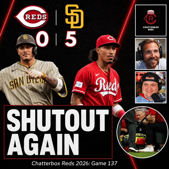 Game 137 - Padres 5, Reds 0 (Reds Shutout AGAIN)