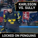 Erik Karlsson and Rickard Rakell will take on their former Penguins coach at the Olympics!