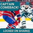 COMEBACK KING: Macklin Celebrini LIFTS Sharks Past Canadiens in Dramatic Overtime Thriller
