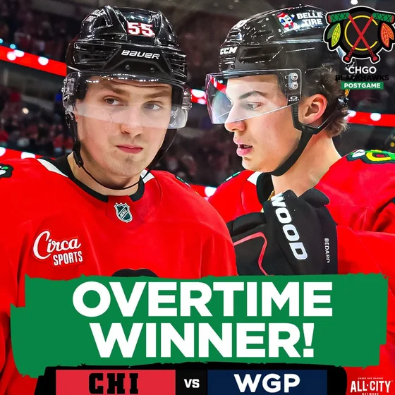 BLACKHAWKS POSTGAME: Bedard Scores FIRST Goal, Levshunov Wins It in OT vs. Jets | CHGO Blackhawks