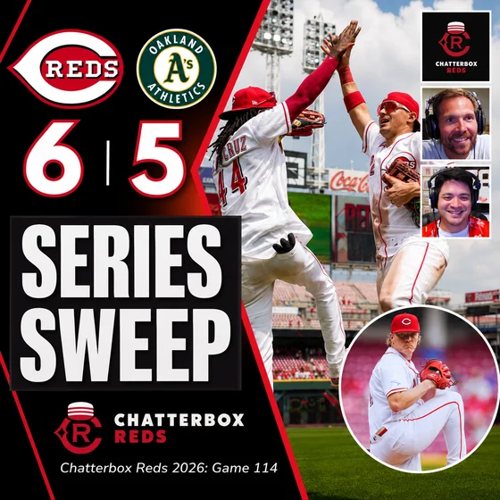 Game 114 - Reds 6, A's 5 (Reds SWEEP The A's, Claim TWO New Pitchers)