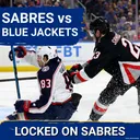 OPENING DAY for the Buffalo Sabres facing the Columbus Blue Jackets