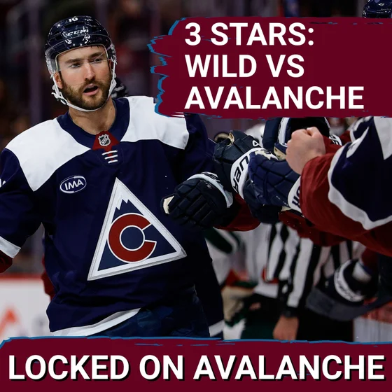 3 Stars of the Game: Wild vs Avalanche