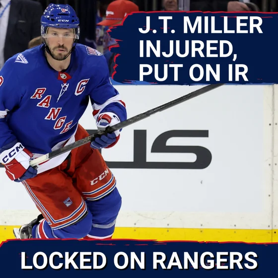 J.T. Miller injured! Why it might be time to shut him down. Plus, Rangers make several moves!!