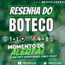 MOMENTO DE ALERTA NO CORITIBA! EMPATE COM O BOTAFOGO E GOLEADA DO FLUMINENSE | RESENHA DO BOTECO