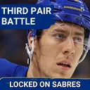 Buffalo Sabres THIRD PAIR BATTLE commences between Stanley, Kesselring, Schenn, Metsa, and Timmins
