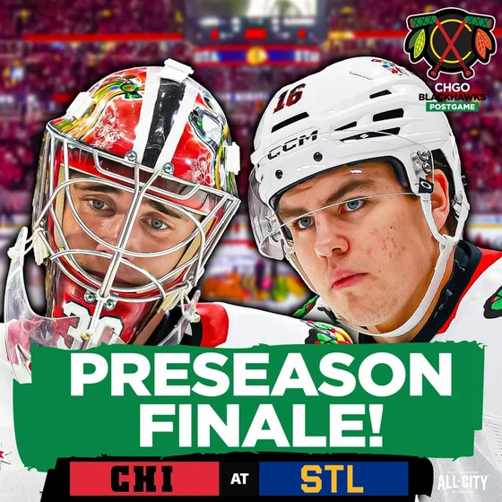 BLACKHAWKS POSTGAME: Chicago CLOSES OUT Preseason With WIN Over St. Louis Blues | CHGO Blackhawks
