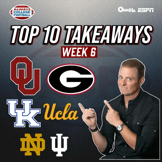 McElroy’s Top 10 takeaways from week 6 | Always College Football