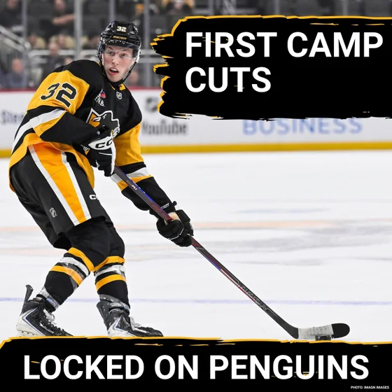 Penguins make FIRST CUTS as training camp battles intensify!