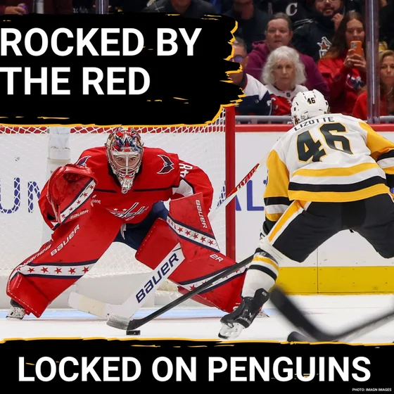 Penguins DOOMED by slow start and mistakes in Washington!