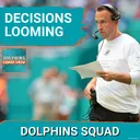DOLPHINS SQUAD SHOW: Dolphins Have BIG Decisions Coming: Injuries, Roster Battles & Falcons Preview