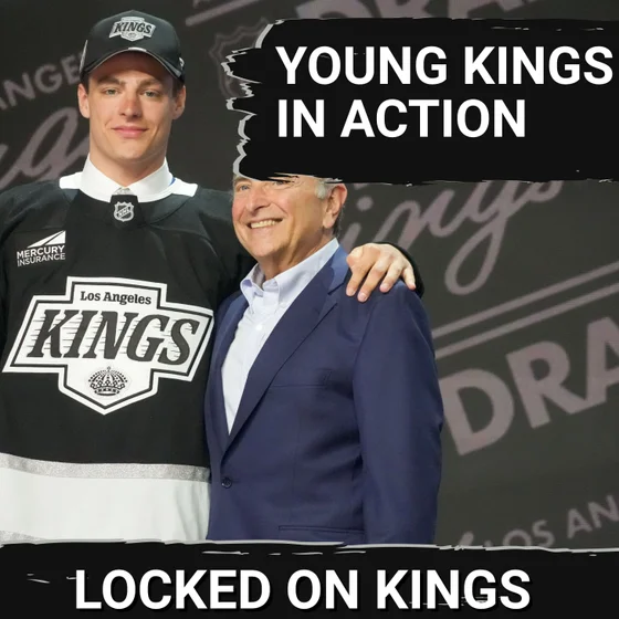 FUTURE KINGS: Los Angeles Kings Prospects take the ice as Carter George and Liam Lefebvre SHINE