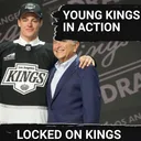 FUTURE KINGS: Los Angeles Kings Prospects take the ice as Carter George and Liam Lefebvre SHINE