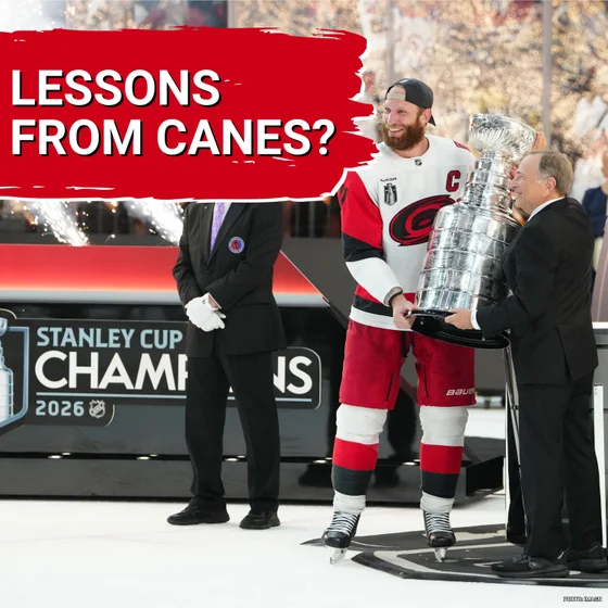 A PATH TO FOLLOW: What lessons can the Detroit Red Wings glean from the Carolina Hurricanes Stanley Cup run