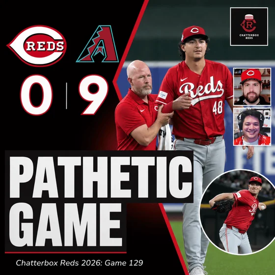 Game 129 - Diamondbacks 9, Reds 0 (Reds manage just 4 hits in 13th shut out of season)