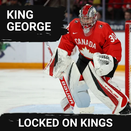 The LA Kings FUTURE in net looks BRIGHT thanks to Carter George, one of two BIG prospects in net