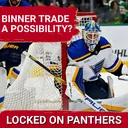 PLAN B!? Could the Panthers trade for Jordan Binnington if the negotiations with Bobrovsky go south?