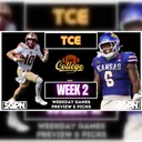 College Football Week 2 Weekday Games Preview & Picks (Ep. 3163)