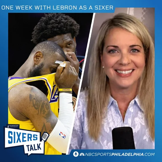 Is it still real? Is LeBron James really on the Sixers? YES HE IS!