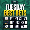 Tuesday's BEST BETS: MLB Bets + Champions League + CFB Bets + NHL Picks