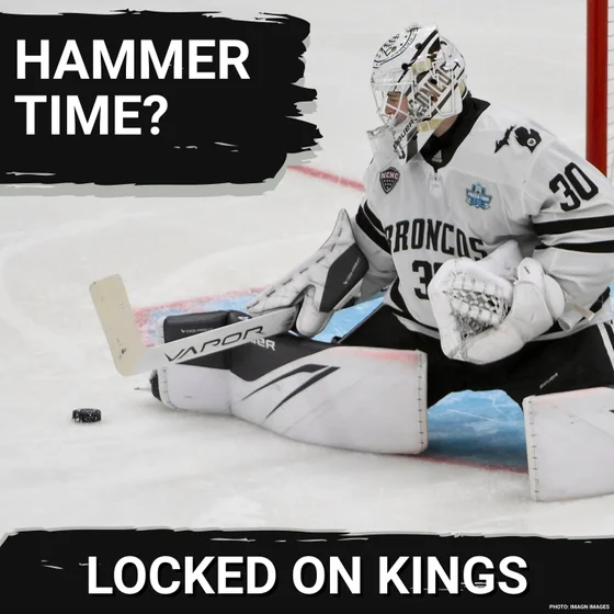 POTENTIAL: Will Hampton Slukynsky be the LA Kings' ANSWER in net for years to come?