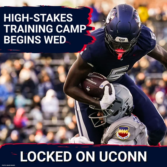 HIGH-STAKES: UConn Opens Camp; Jake Merklinger x Kalieb Osborne QB DUEL; Plus Hurley on State of CBB