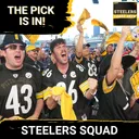 STEELERS SQUAD SHOW: Pick Is In! LIVE Reaction to Steelers 1st Round Draft Pick