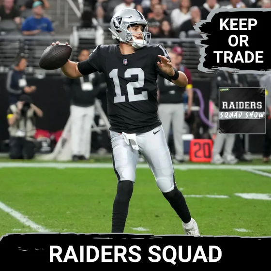 RAIDERS SQUAD SHOW: Taron JOHSON HOLDOUT Concerns + Should the RAIDERS Keep Aidan O'CONNELL?