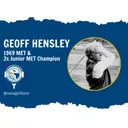 Geoff Hensley, 1969 MET & 2x Junior MET Champion
