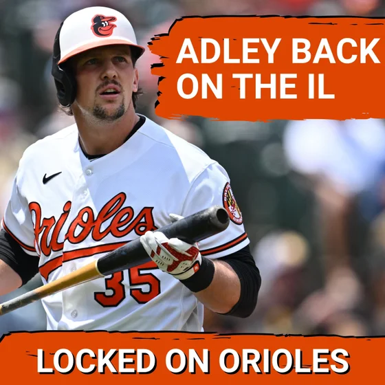 Orioles winning streak ends and Adley Rutschman goes back on the injured list