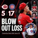 Gamed 136 - Cubs 17, Reds 5 (Wrigley Wind, Chicago Cubs BLOW OUT Cincinnati Reds)