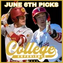 College Baseball Picks June 6th - NCAA Baseball Tournament Predictions, Super Regionals (Ep. 246)