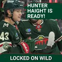 Hunter Haight's Impressive Camp CHALLENGES Wild's Fourth Line Status Quo
