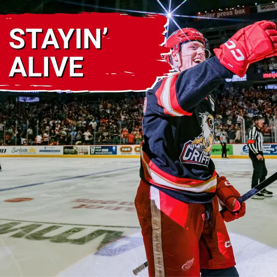 STAYIN' ALIVE: Michael Brandsegg-Nygard's OT winner keeps Griffins season afloat